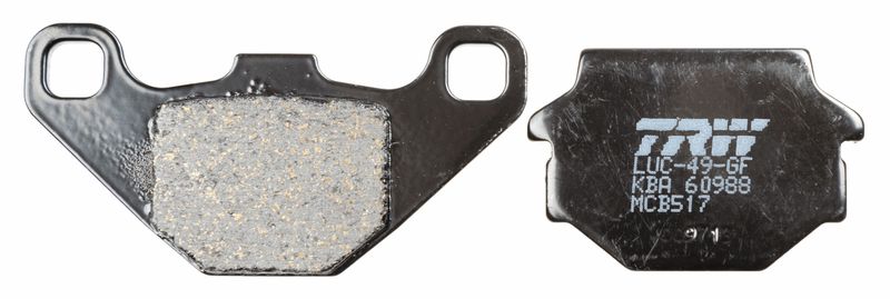 TRW MCB517 Brake Pad Set, disc brake