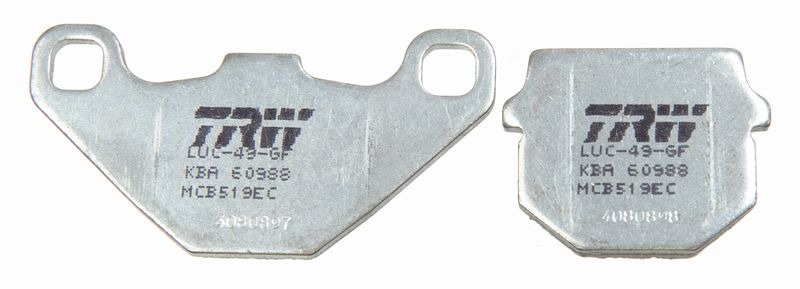 TRW MCB519EC Brake Pad Set, disc brake
