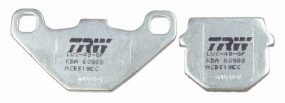 Brake Pad Set, disc brake TRW MCB519EC