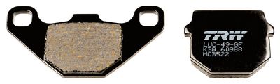 Brake Pad Set, disc brake TRW MCB522
