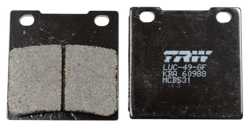 TRW MCB531 Brake Pad Set, disc brake