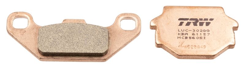 TRW MCB560SI Brake Pad Set, disc brake