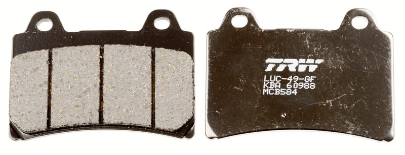 TRW MCB584 Brake Pad Set, disc brake