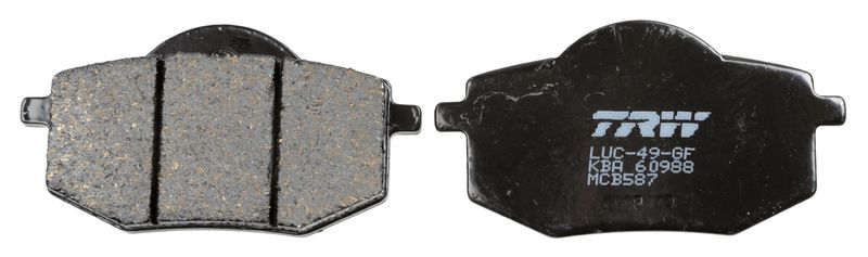 TRW MCB587 Brake Pad Set, disc brake
