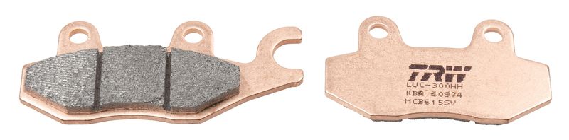 TRW MCB615SV Brake Pad Set, disc brake