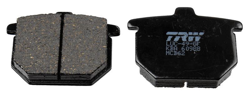 TRW MCB62 Brake Pad Set, disc brake