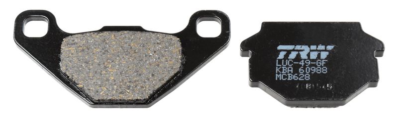 TRW MCB628 Brake Pad Set, disc brake