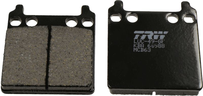 TRW MCB63 Brake Pad Set, disc brake