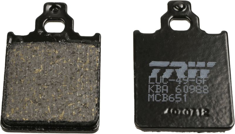 TRW MCB651 Brake Pad Set, disc brake