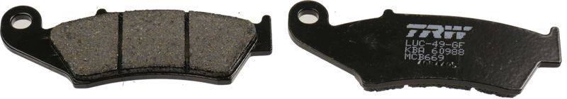 TRW MCB669 Brake Pad Set, disc brake