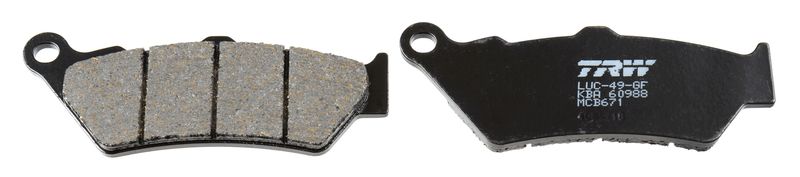 TRW MCB671 Brake Pad Set, disc brake