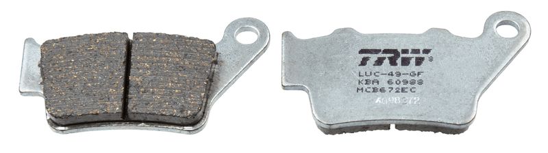 TRW MCB672EC Brake Pad Set, disc brake