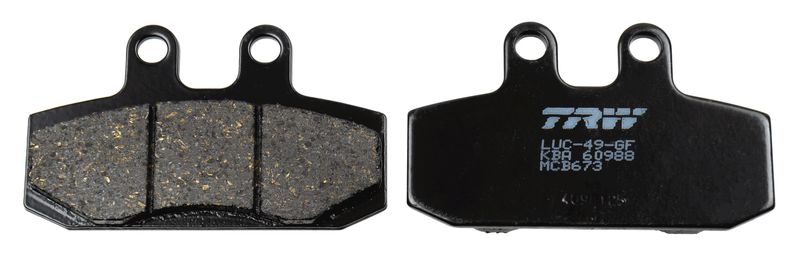 TRW MCB673 Brake Pad Set, disc brake