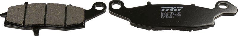 TRW MCB681 Brake Pad Set, disc brake