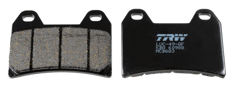 TRW MCB683 Brake Pad Set, disc brake