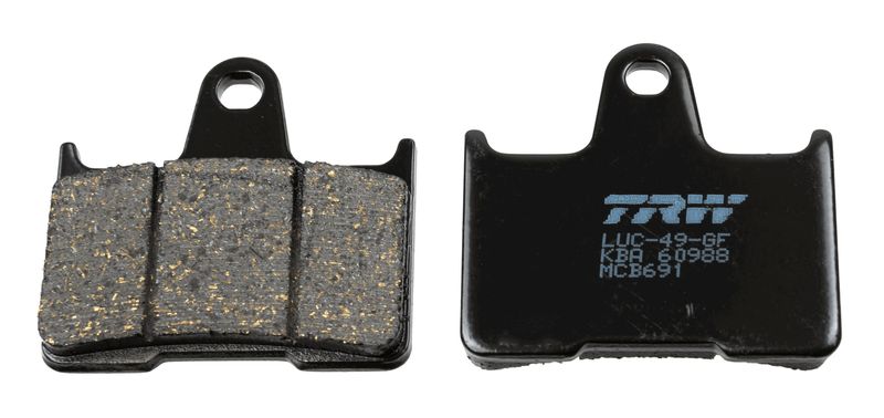 TRW MCB691 Brake Pad Set, disc brake