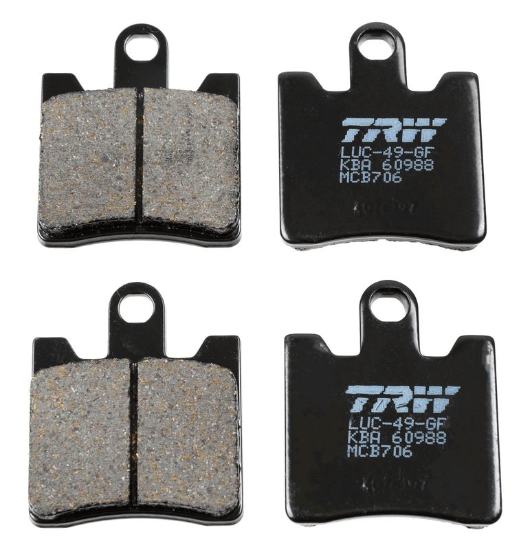TRW MCB706 Brake Pad Set, disc brake