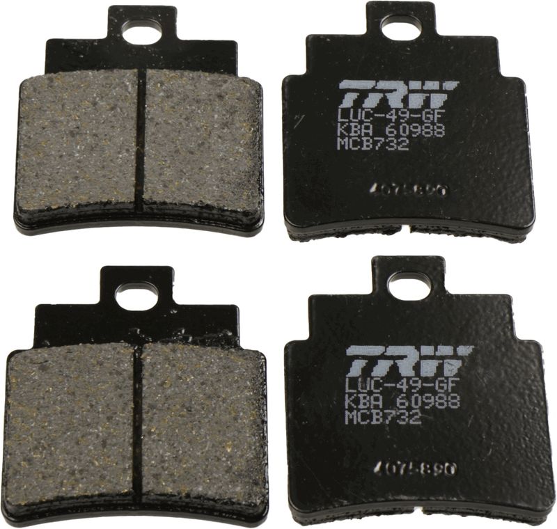 TRW MCB732 Brake Pad Set, disc brake