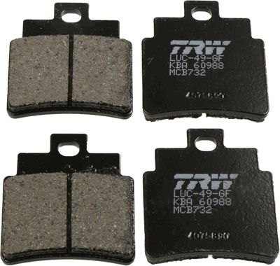 Brake Pad Set, disc brake TRW MCB732