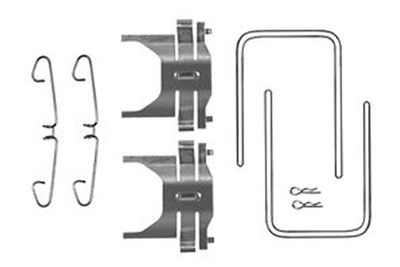 Accessory Kit, disc brake pad TRW PFK115