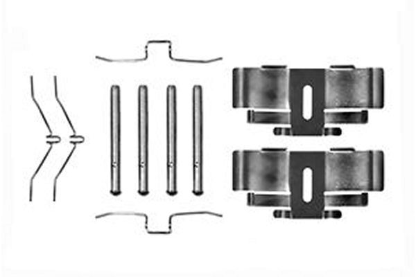 TRW PFK140 Accessory Kit, disc brake pad