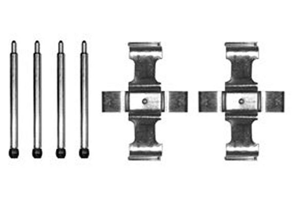 TRW PFK167 Accessory Kit, disc brake pad