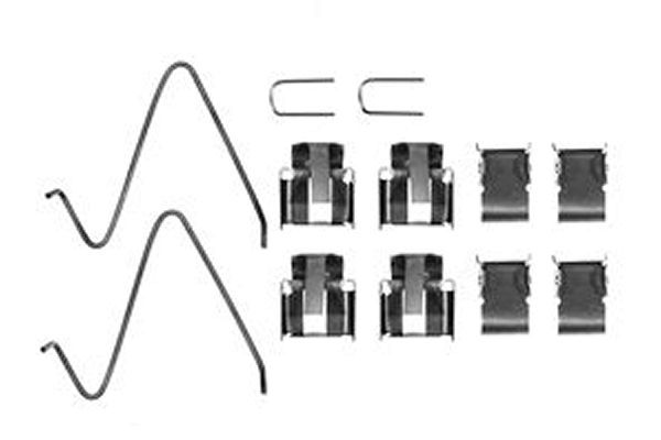TRW PFK227 Accessory Kit, disc brake pad