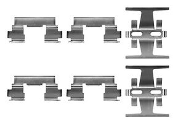 TRW PFK293 Accessory Kit, disc brake pad