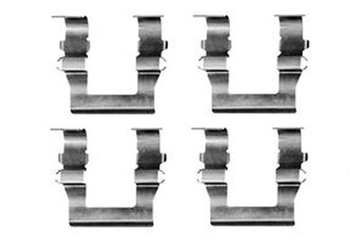 Accessory Kit, disc brake pad TRW PFK317