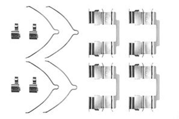 TRW PFK323 Accessory Kit, disc brake pad