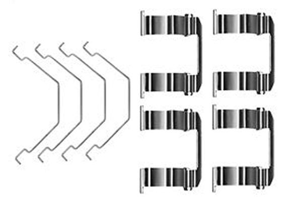 TRW PFK331 Accessory Kit, disc brake pad