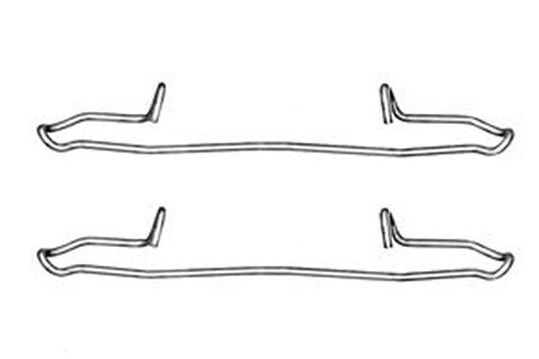 TRW PFK349 Accessory Kit, disc brake pad