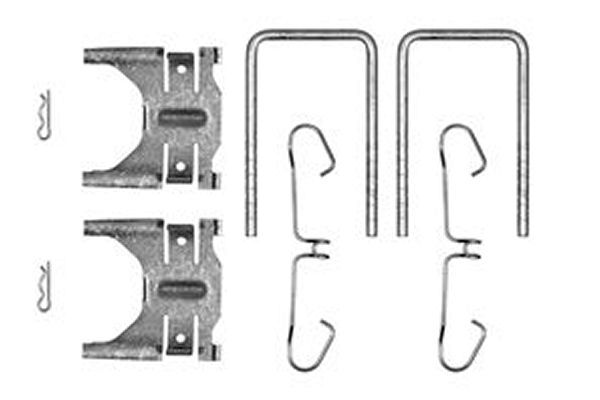 TRW PFK355 Accessory Kit, disc brake pad