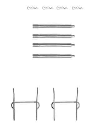 TRW PFK357 Accessory Kit, disc brake pad