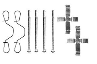 Accessory Kit, disc brake pad TRW PFK54