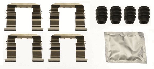 TRW PFK714 Accessory Kit, disc brake pad
