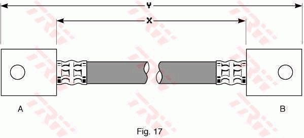 TRW PHA133 Brake Hose