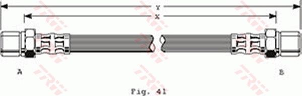 TRW PHA160 Brake Hose