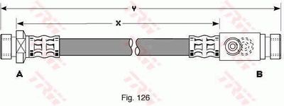 Brake Hose TRW PHA161