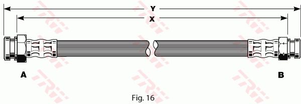 TRW PHA166 Brake Hose