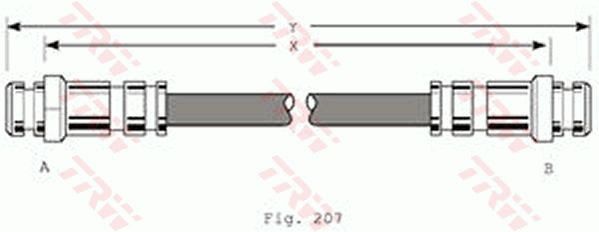 TRW PHA167 Brake Hose
