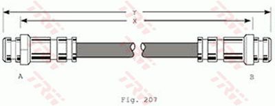 Brake Hose TRW PHA167