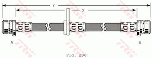 TRW PHA172 Brake Hose