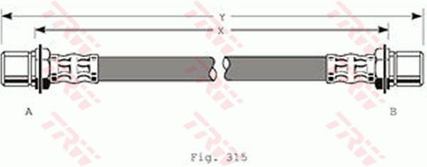 TRW PHA179 Brake Hose