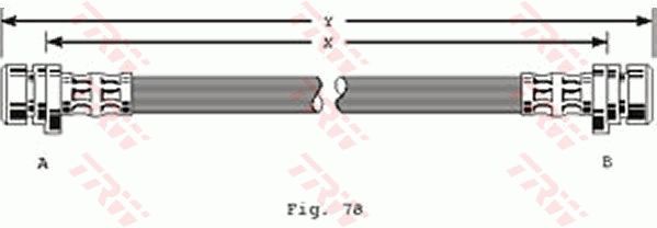 TRW PHA182 Brake Hose