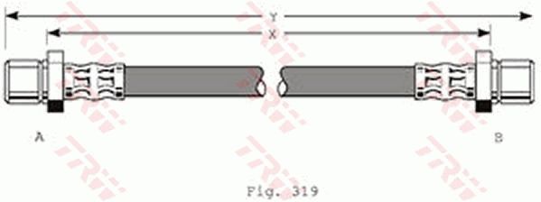 TRW PHA216 Brake Hose