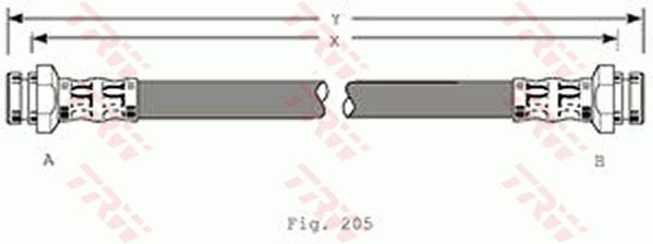 TRW PHA218 Brake Hose