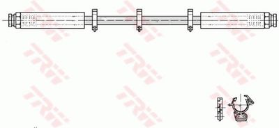 Brake Hose TRW PHA299