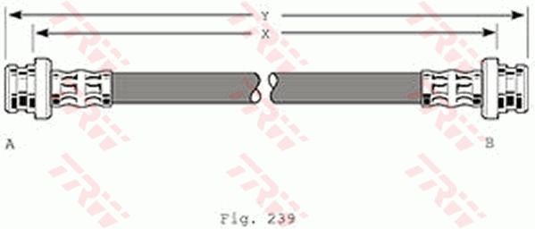 TRW PHA360 Brake Hose