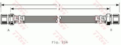 Brake Hose TRW PHA361